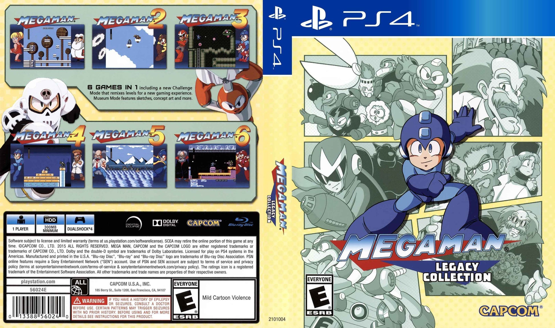 Mega Man Legacy Collection Cover Art - WOI Solutions