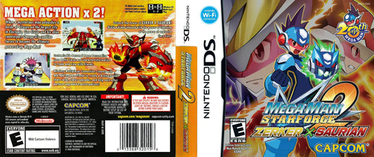 Mega Man Star Force 2 Zerker x Saurian Cover Art - WOI Solutions