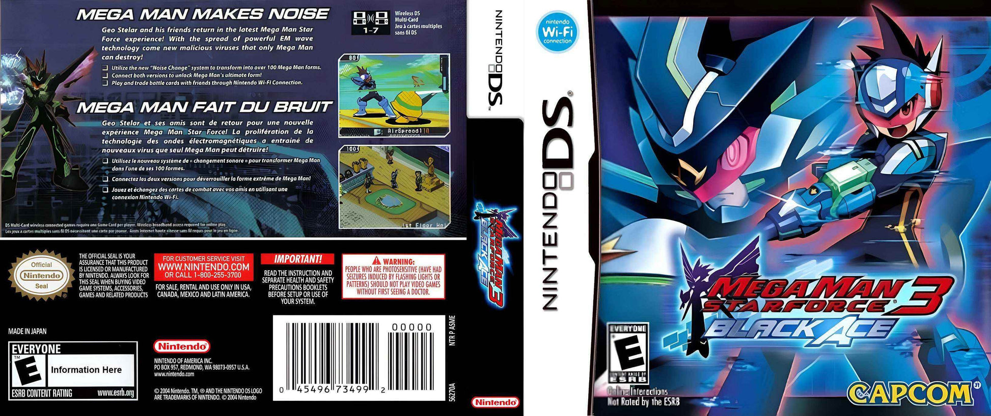 Mega Man Star Force 3 Black Ace Cover Art - WOI Solutions