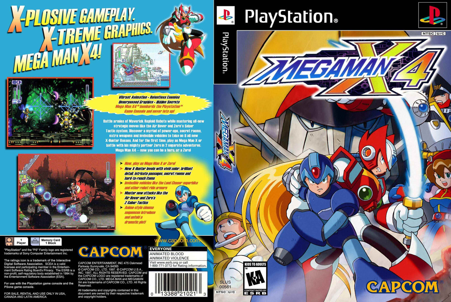 Mega Man X4 Cover Art - WOI Solutions