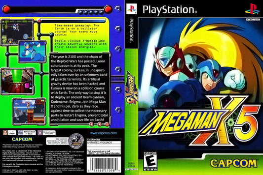 Mega Man X5 Cover Art - WOI Solutions