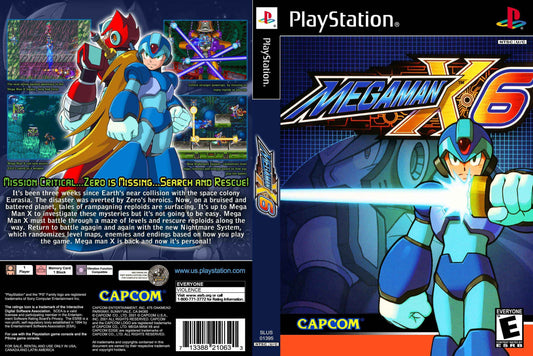 Mega Man X6 Cover Art - WOI Solutions