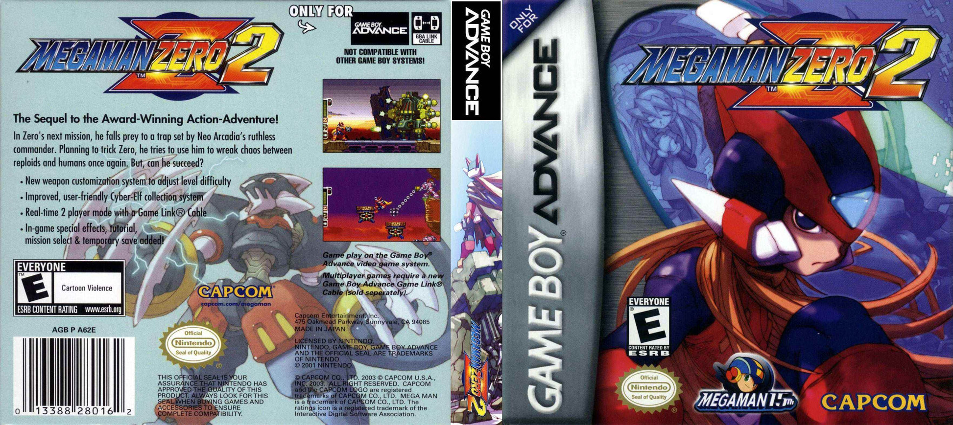 Mega Man Zero 2 Cover Art - WOI Solutions