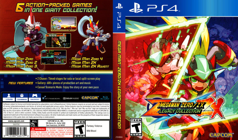 Mega Man Zero  ZX Legacy Collection