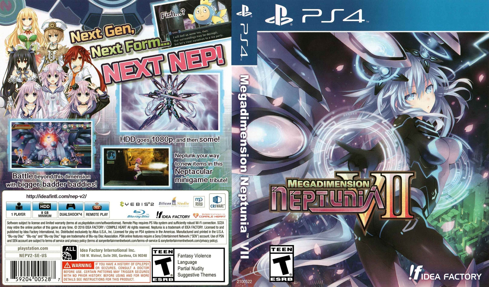 Megadimension Neptunia VII Cover Art - WOI Solutions