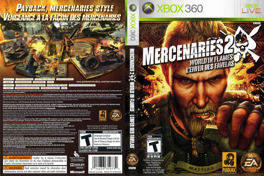 Mercenaries 2 World in Flames Cover Art - WOI Solutions