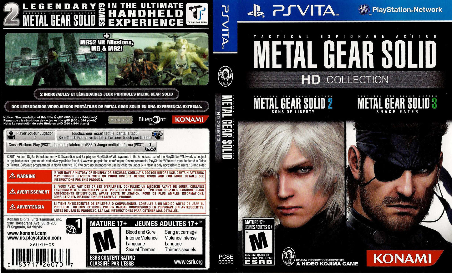 Metal Gear Solid HD Collection