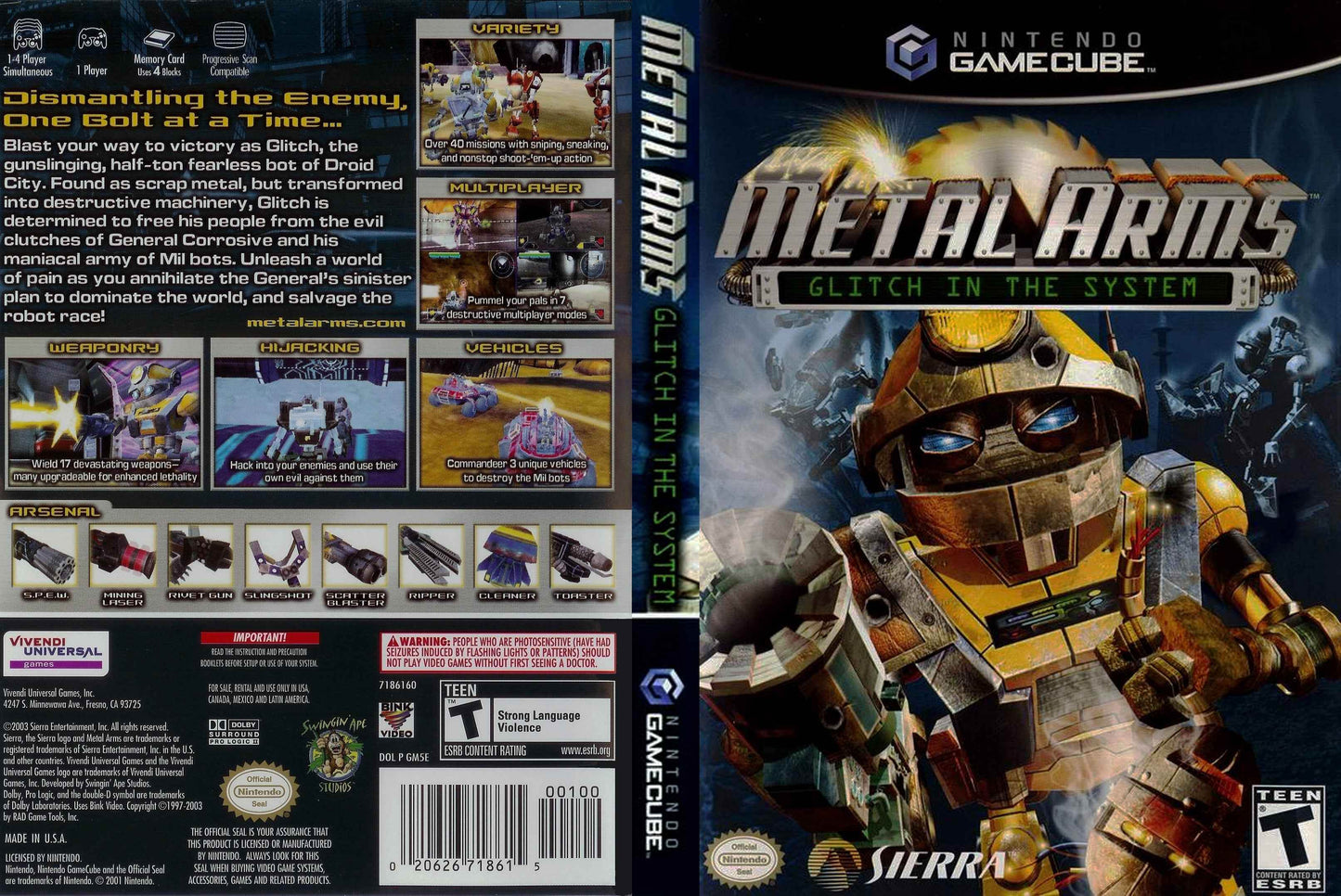 Metal Arms Glitch in the System Cover Art - WOI Solutions