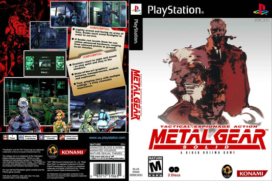 Metal Gear Solid Cover Art - WOI Solutions