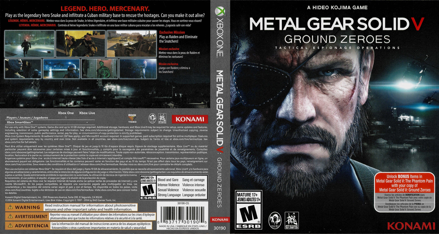 Metal Gear Solid V Ground Zeroes