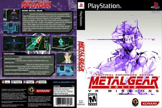 Metal Gear Solid VR Missions Cover Art - WOI Solutions