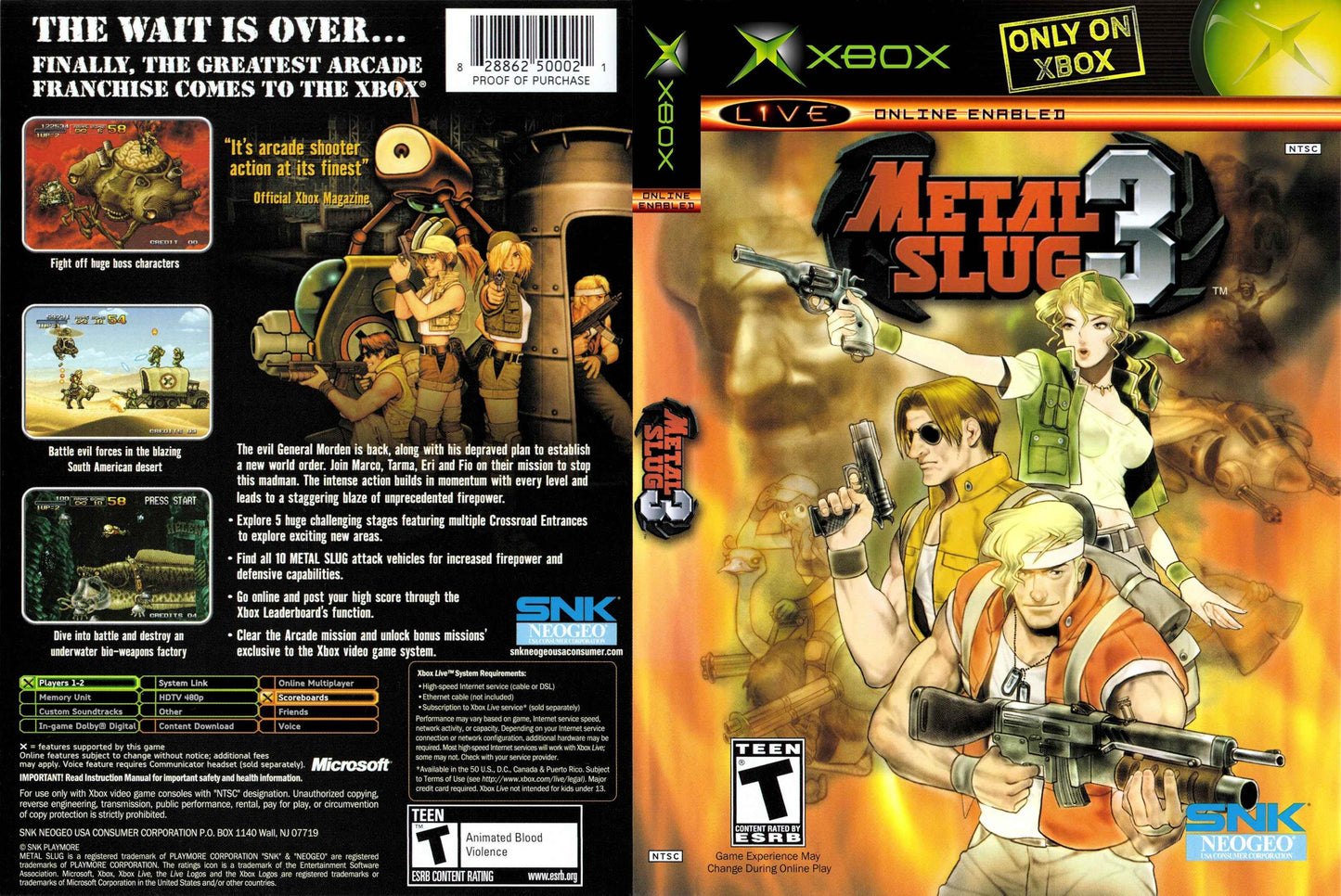 Metal Slug 3 Cover Art - WOI Solutions