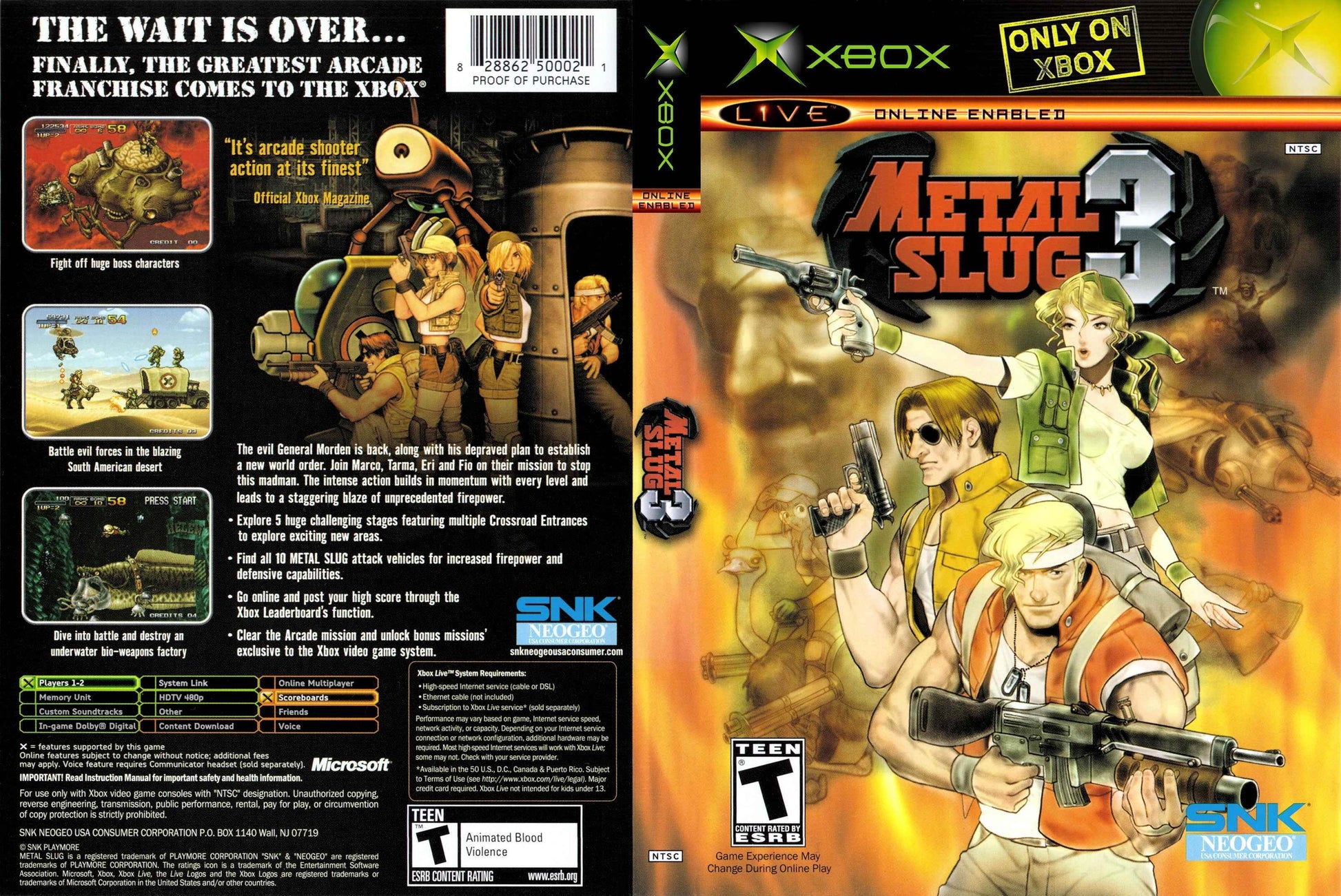 Metal Slug 3 Cover Art - WOI Solutions