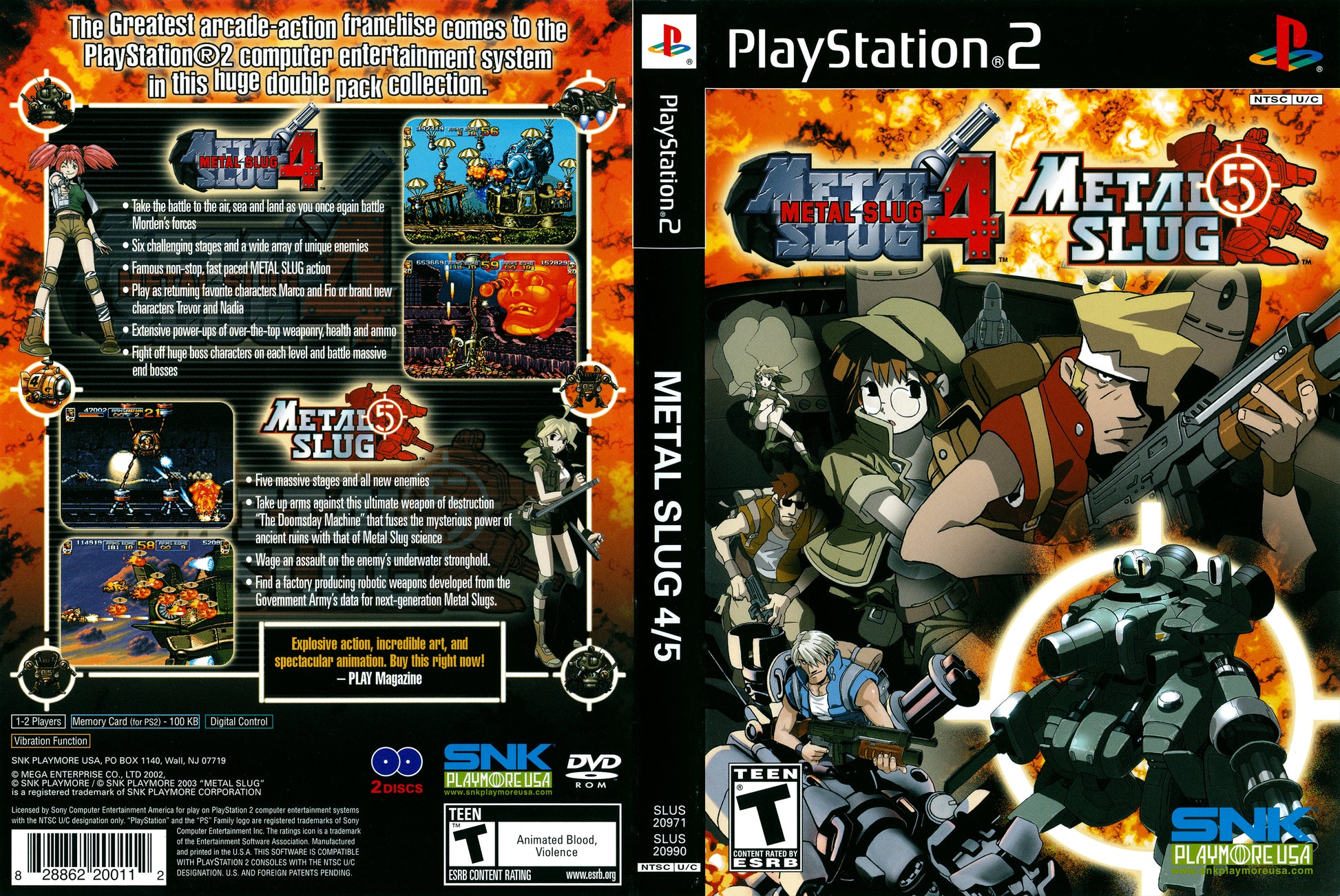 Metal Slug 4 and 5