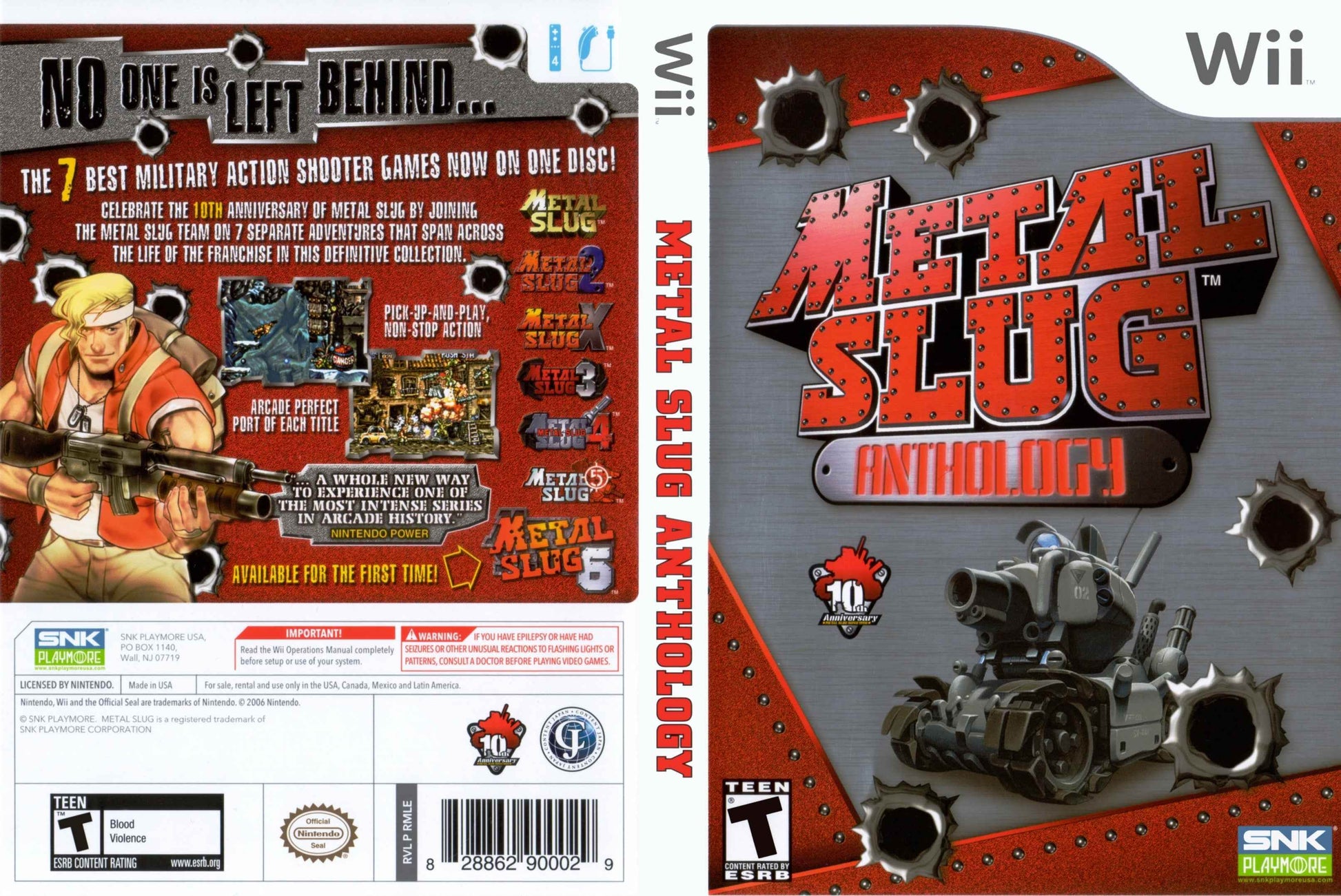 Metal Slug Anthology Cover Art - WOI Solutions