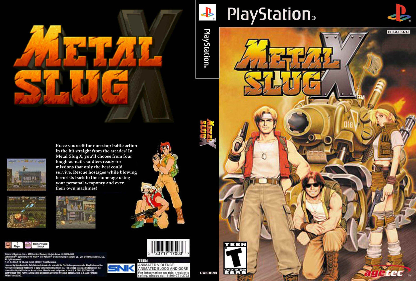 Metal Slug X Cover Art - WOI Solutions