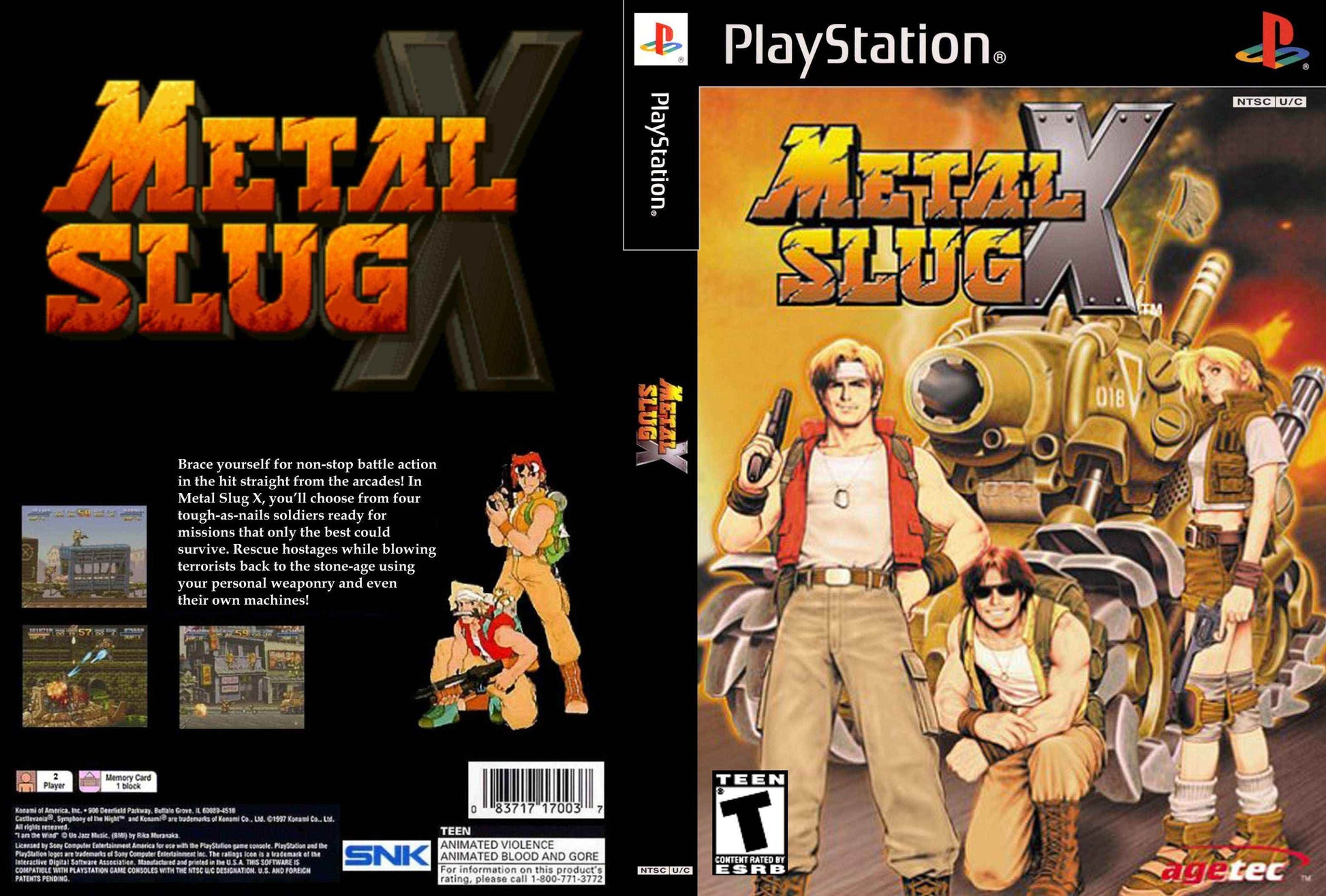 Metal Slug X Cover Art - WOI Solutions