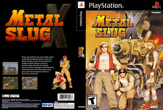 Metal Slug X Cover Art - WOI Solutions