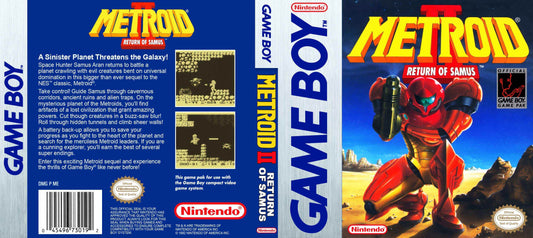 Metroid 2 Return of Samus Cover Art - WOI Solutions
