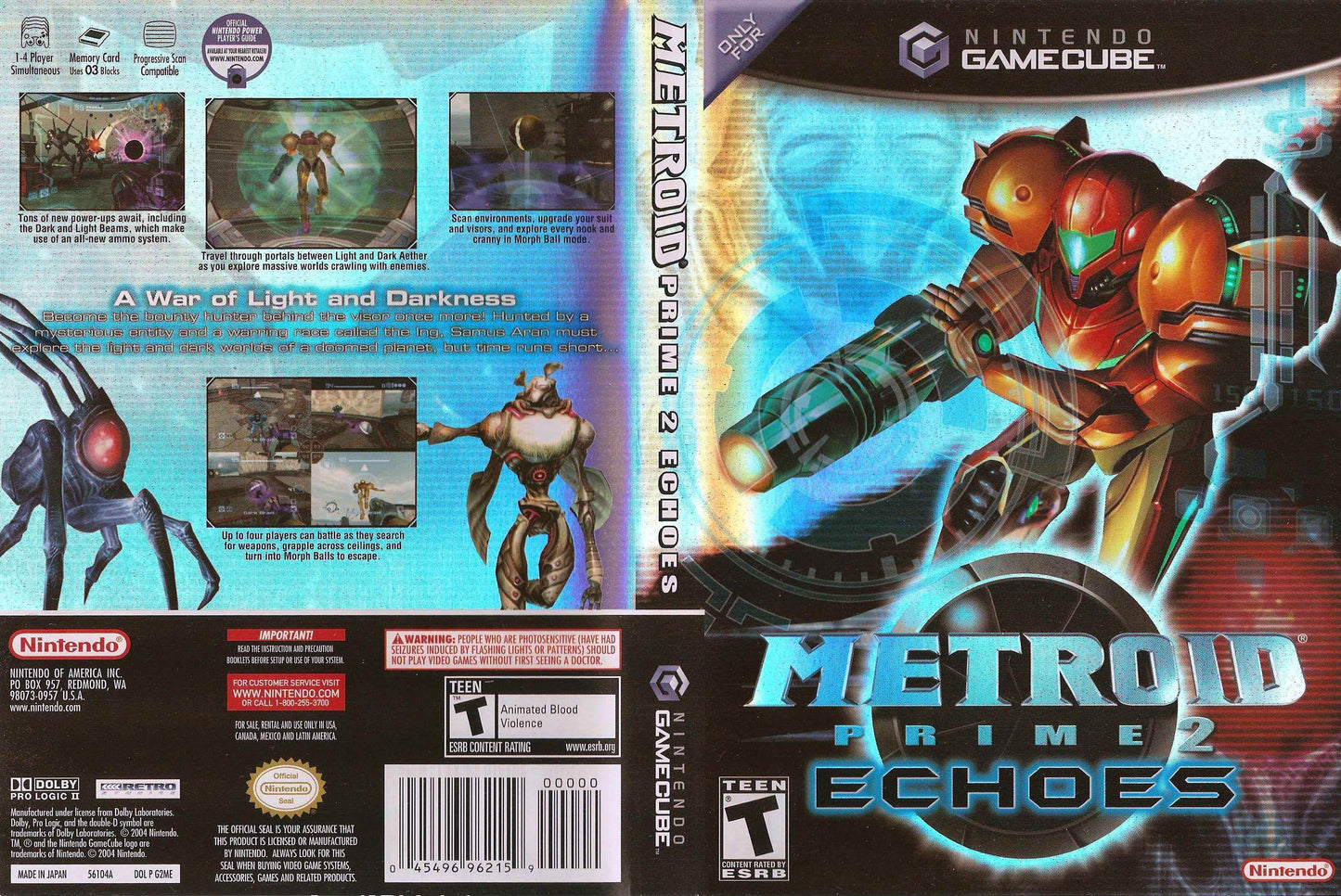 Metroid Prime 2 Echoes Cover Art - WOI Solutions
