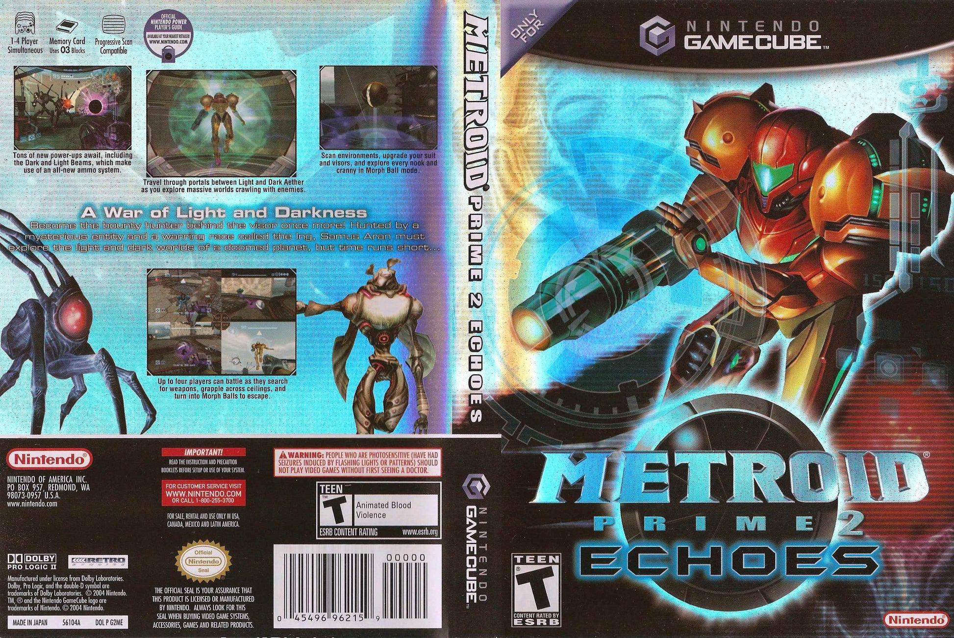 Metroid Prime 2 Echoes Cover Art - WOI Solutions