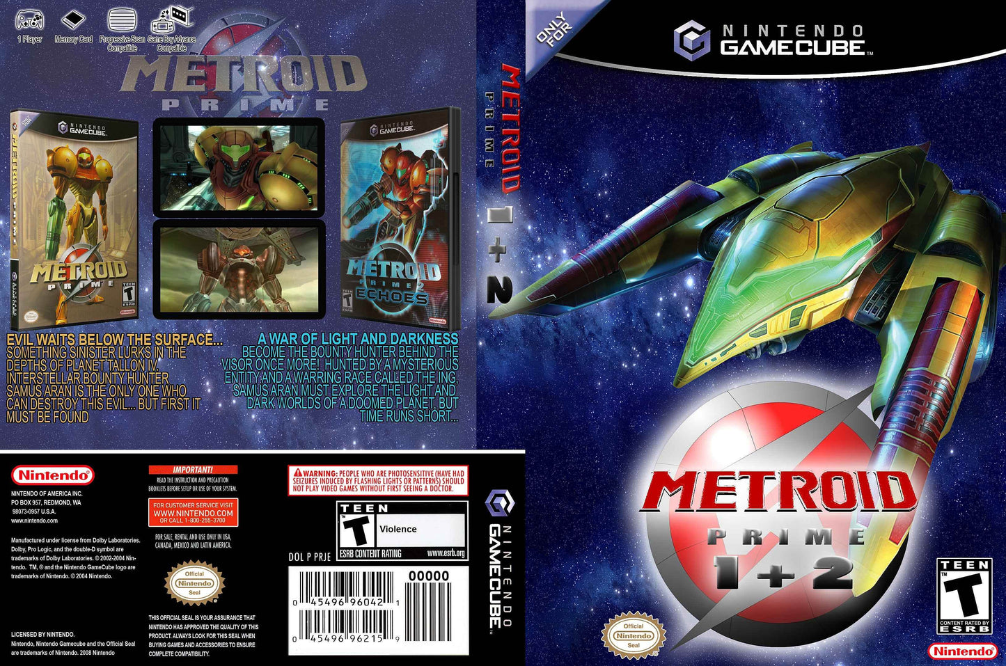 Metroid Prime Compilation Cover Art - WOI Solutions