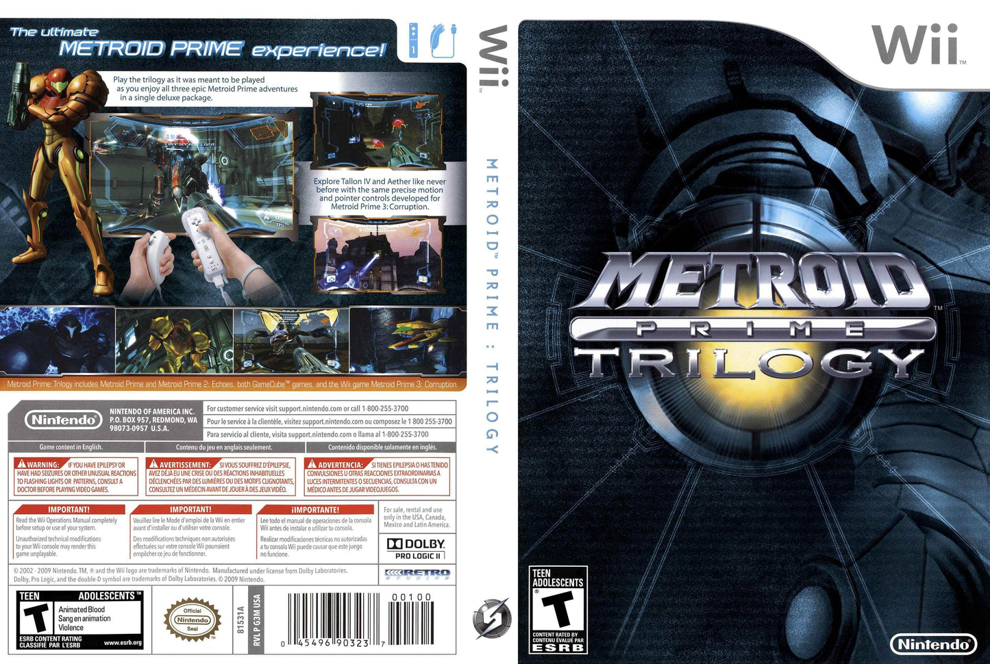 Metroid Prime Trilogy Cover Art - WOI Solutions
