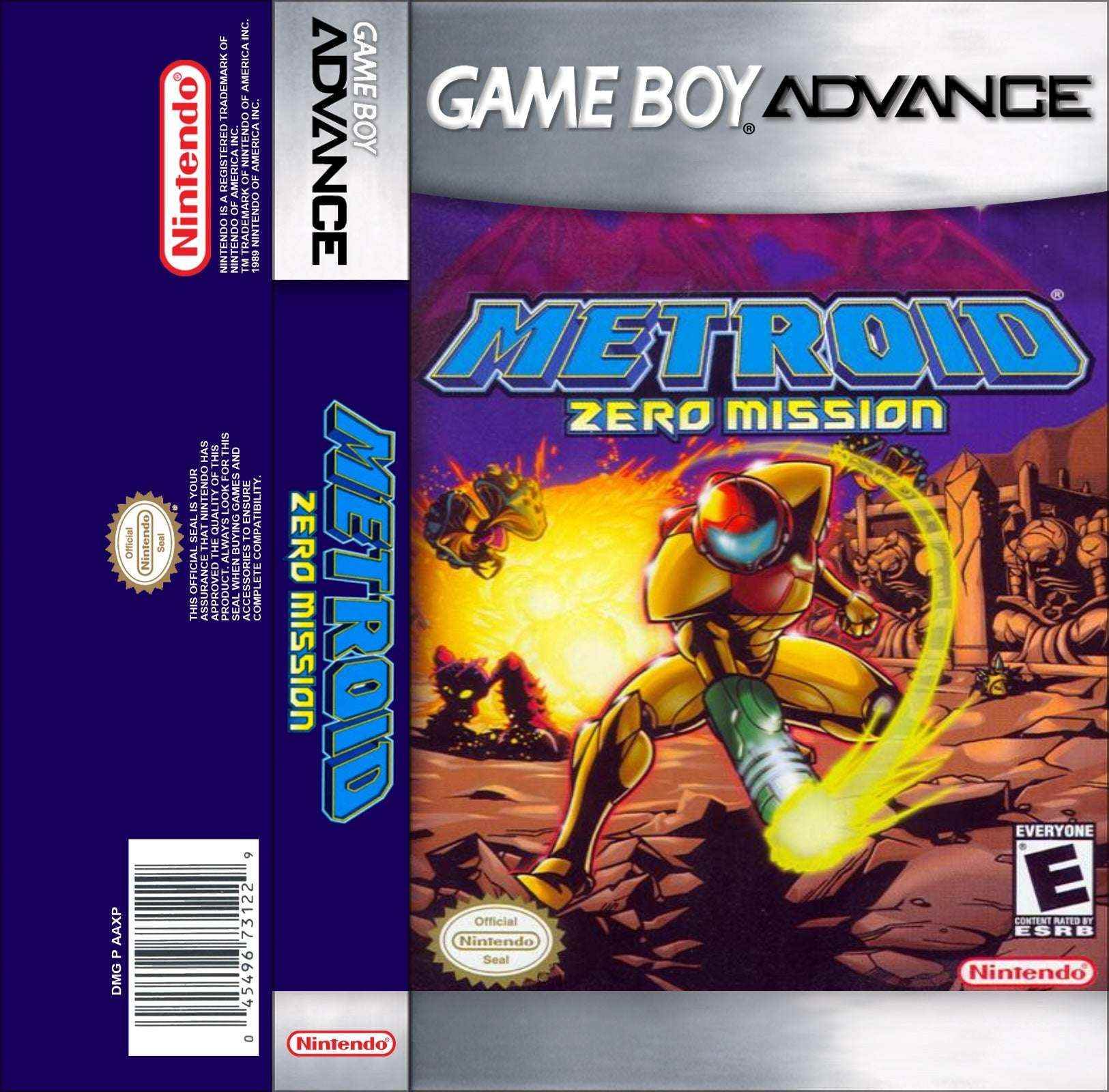 Metroid Zero Mission Cover Art - WOI Solutions