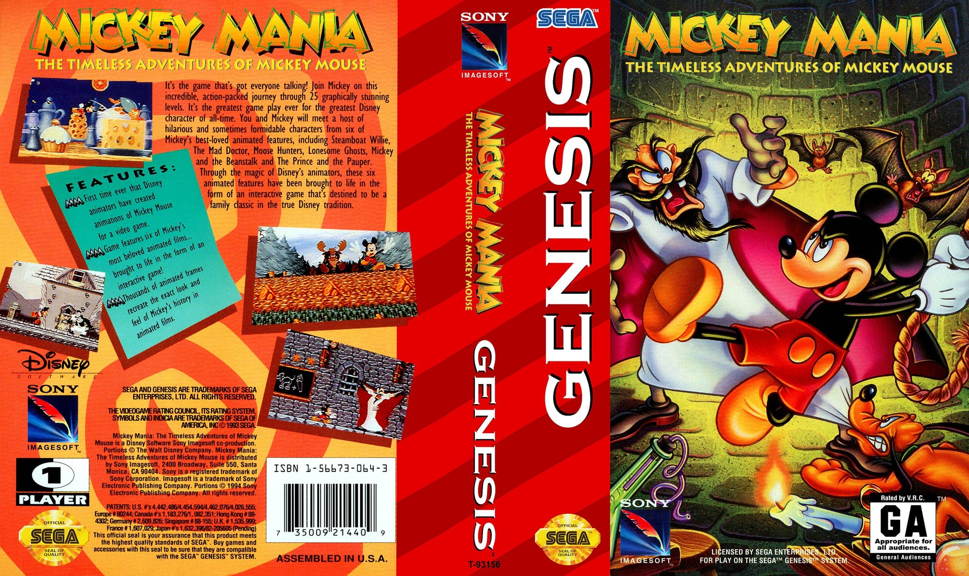 Mickey Mania Cover Art - WOI Solutions