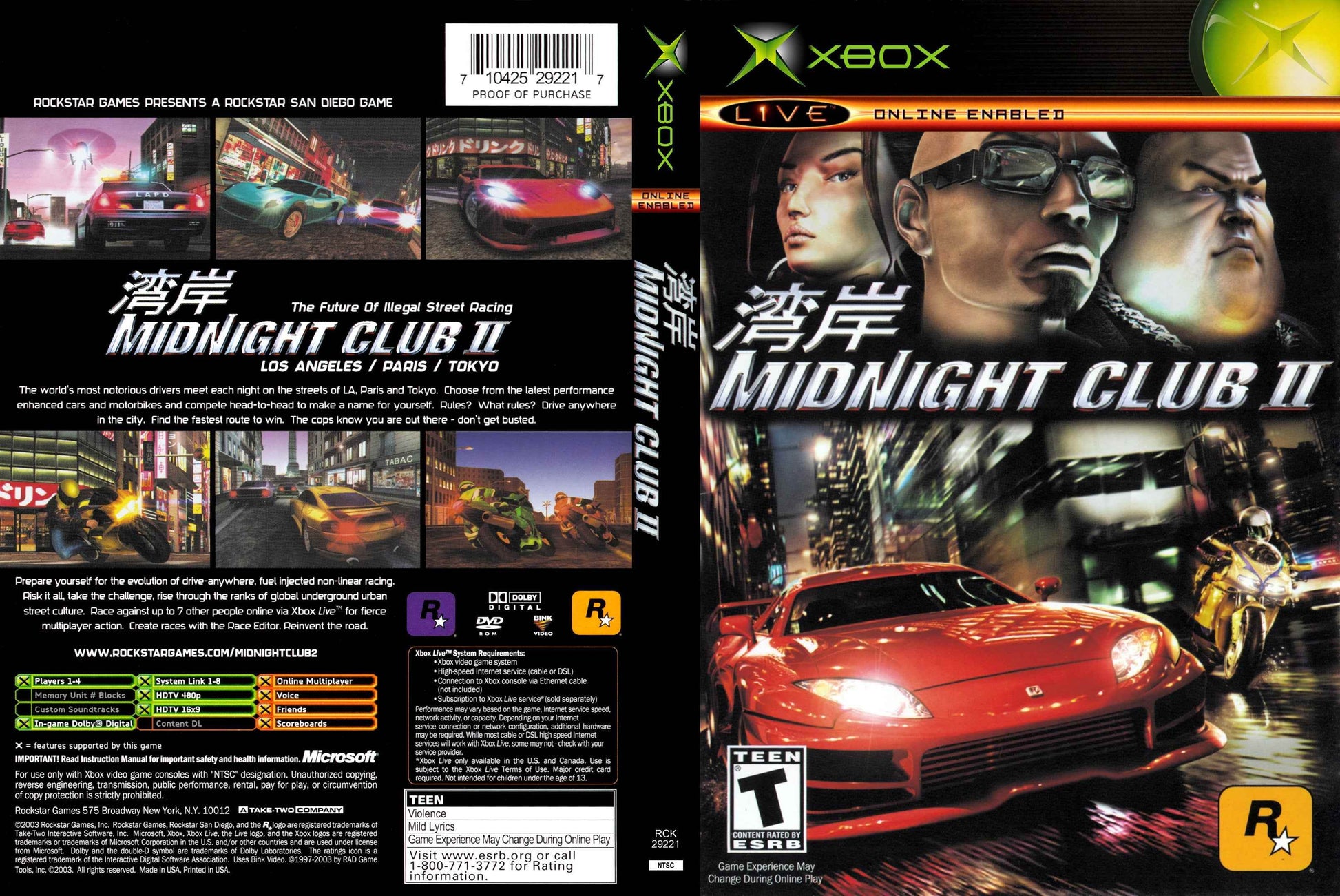 Midnight Club II Cover Art - WOI Solutions