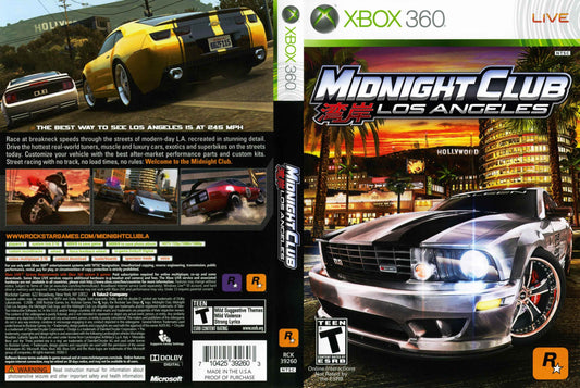 Midnight Club Los Angeles Cover Art - WOI Solutions