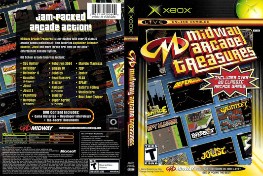 Midway Arcade Treasures 1 Cover Art - WOI Solutions