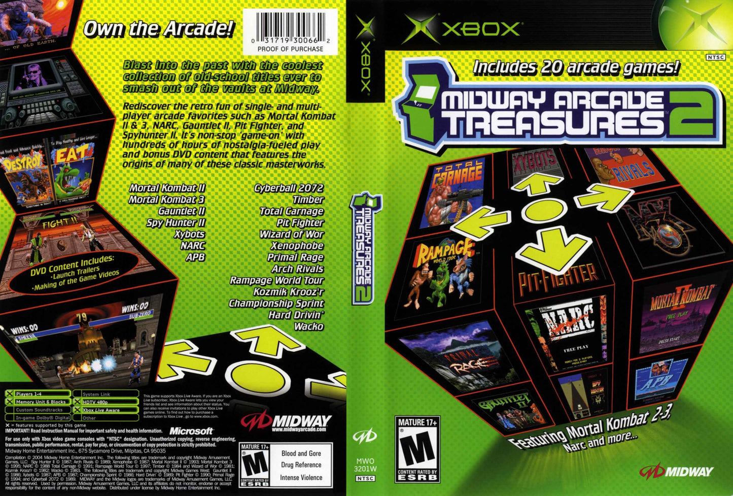 Midway Arcade Treasures 2 Cover Art - WOI Solutions