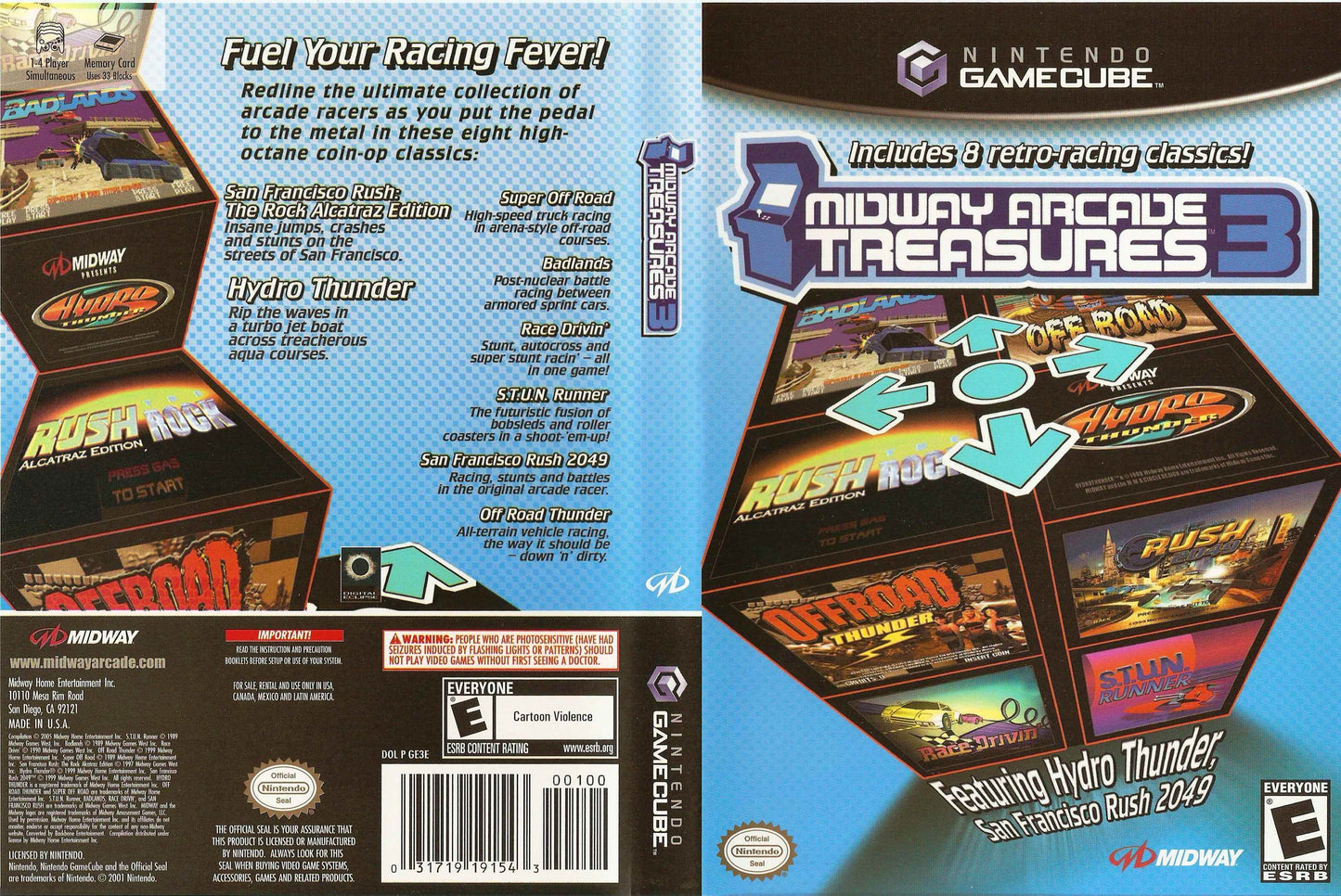 Midway Arcade Treasures 3 Cover Art - WOI Solutions