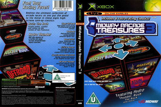 Midway Arcade Treasures 3 Cover Art - WOI Solutions