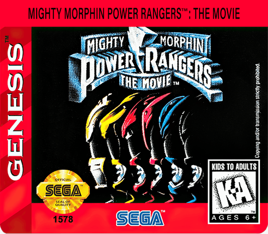 Mighty Morphin Power Rangers - The Movie Cover Art - WOI Solutions