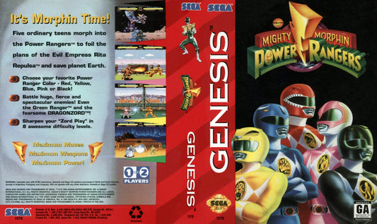 Mighty Morphin Power Rangers Cover Art - WOI Solutions