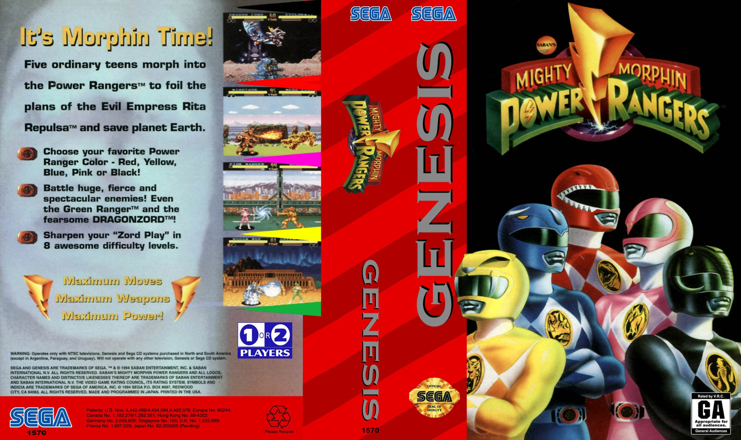 Mighty Morphin Power Rangers Cover Art - WOI Solutions