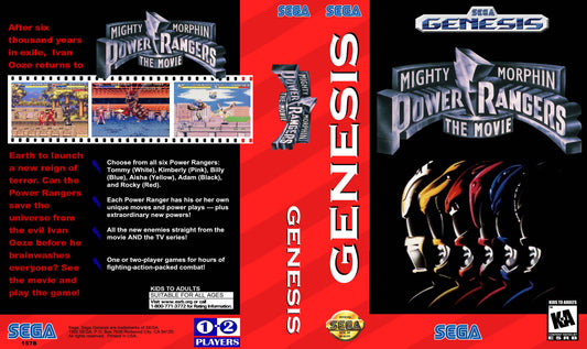 Mighty Morphin Power Rangers The Movie Cover Art - WOI Solutions
