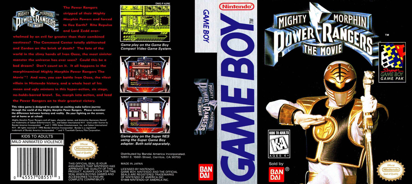 Mighty Morphin Power Rangers The Movie Cover Art - WOI Solutions