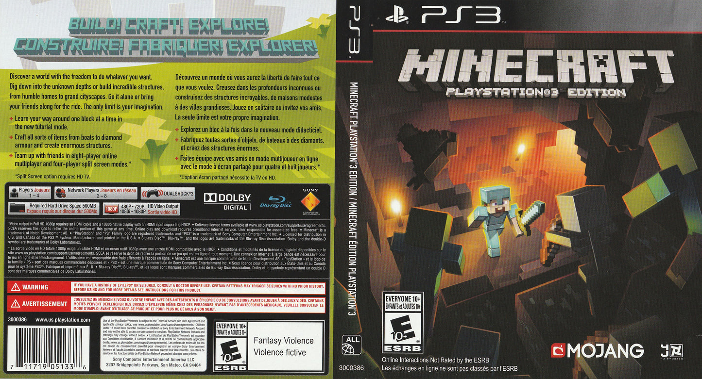 Minecraft PlayStation 3 Edition