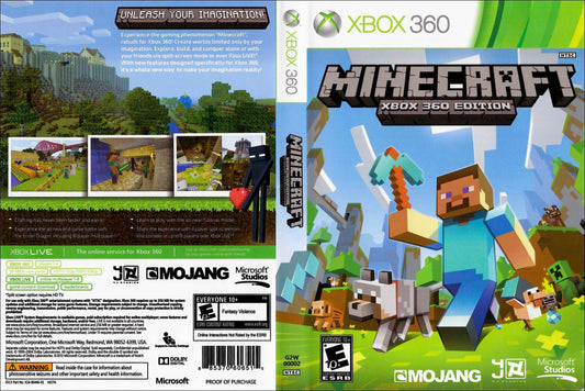 Minecraft Xbox 360 Edition Cover Art - WOI Solutions