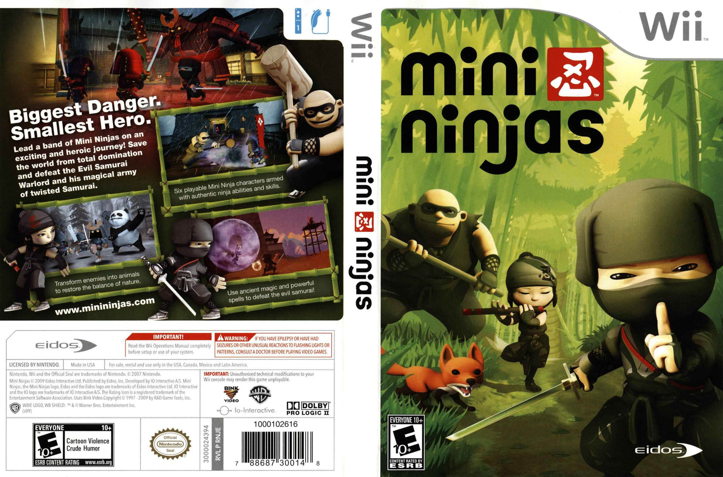 Mini Ninjas Cover Art - WOI Solutions