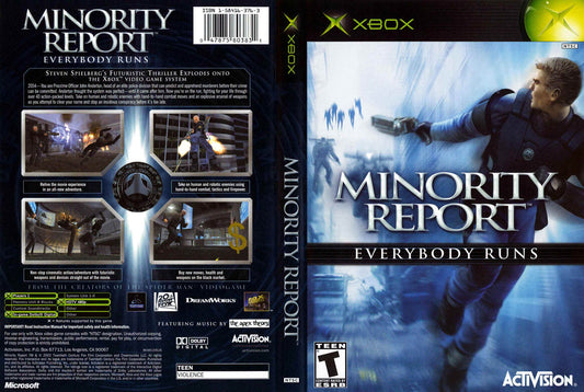 Minority Report Everybody Runs Cover Art - WOI Solutions