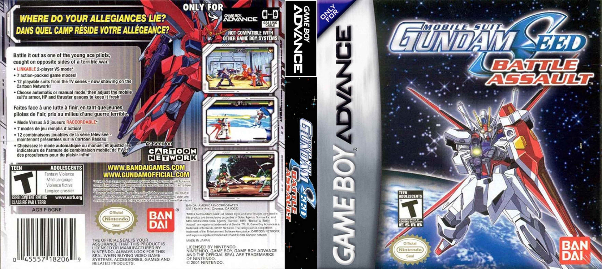 Mobile Suit Gundam Seed Battle Assault Cover Art - WOI Solutions