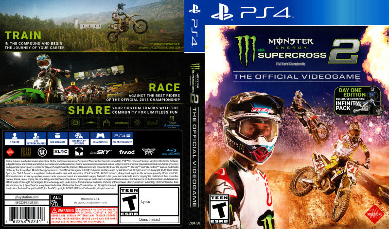 Monster Energy Supercross The Official Videogame 2  Day One edition