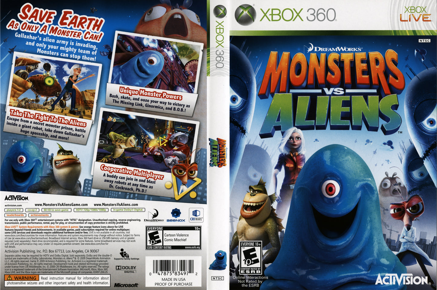 Monsters vs. Aliens