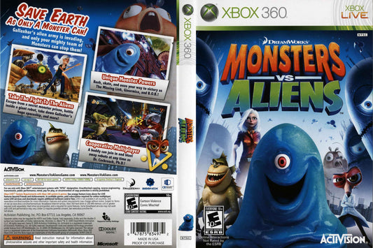 Monsters vs. Aliens Cover Art - WOI Solutions