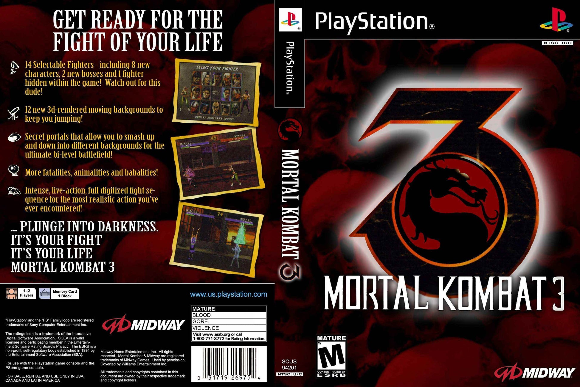 Mortal Kombat 3 Cover Art - WOI Solutions
