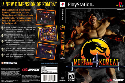 Mortal Kombat 4 Cover Art - WOI Solutions